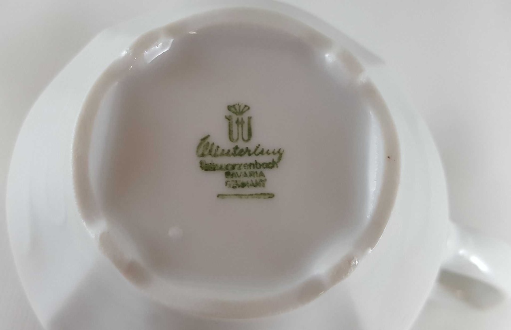 [45812665] Kaffeetasse Tasse Winterling Schwarzenbach Rosa Rosen II. Wahl Bild 6