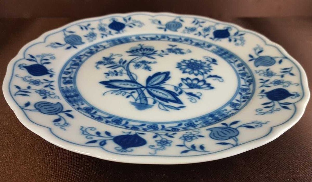 [4581267] Kuchenteller Unterglasur 19,7 cm Tirschenreuth Zwiebelmuster Echt Cobalt gebraucht - gut Bild 3