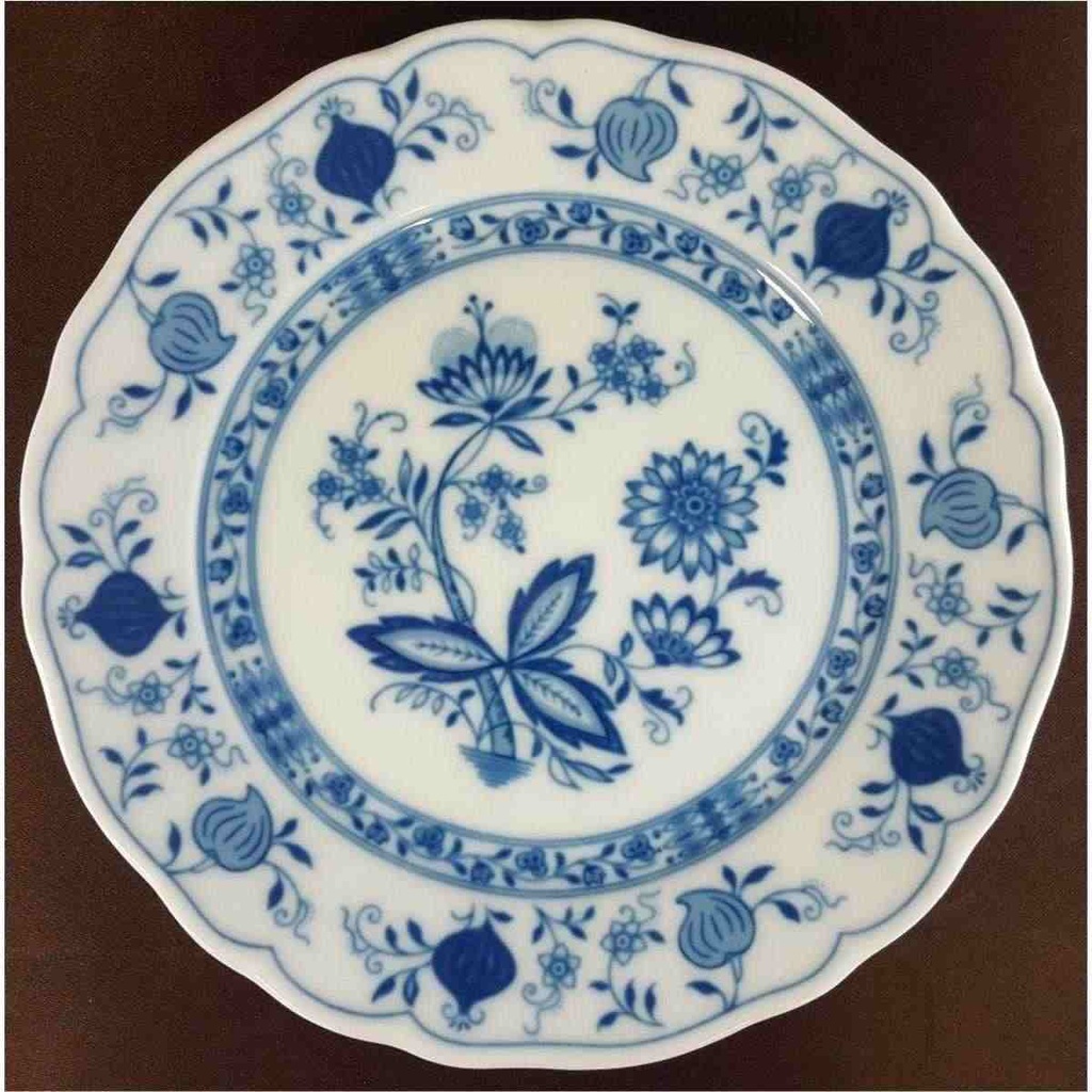[4581267] Kuchenteller Unterglasur 19,7 cm Tirschenreuth Zwiebelmuster Echt Cobalt gebraucht - gut Bild 5