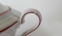 [45812673] Zuckerdose Seltmann Weiden Marie Luise roter Rand Rot gebraucht - gut Bild 7
