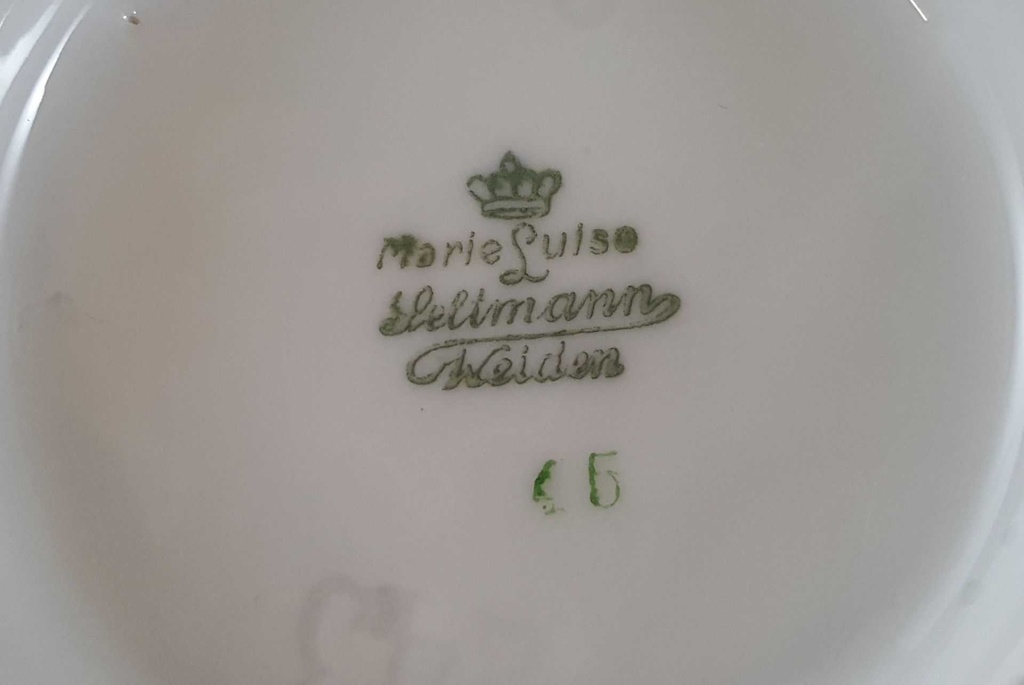 [45812673] Zuckerdose Seltmann Weiden Marie Luise roter Rand Rot gebraucht - gut Bild 8