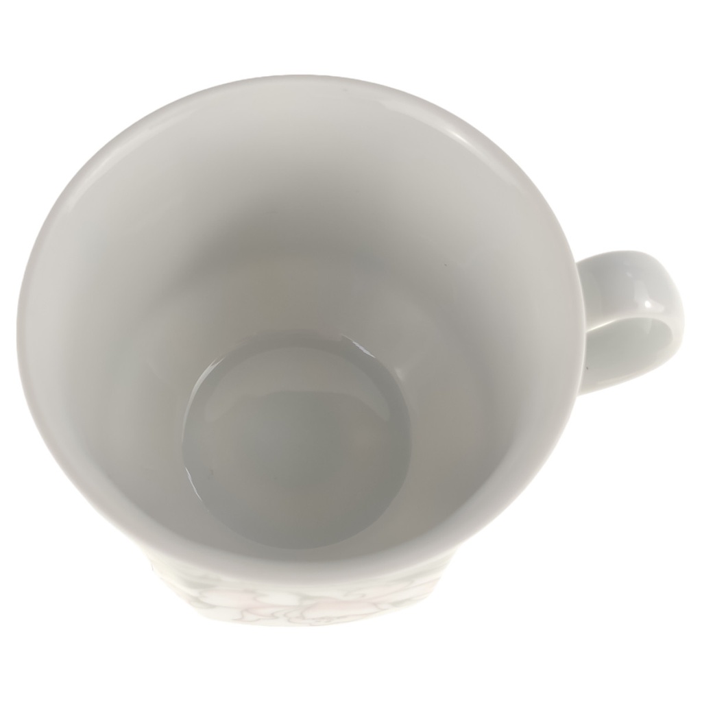 [1805984] Kaffeetasse Arabella Atelier Blumendekor Rosa-Grau Bild 2