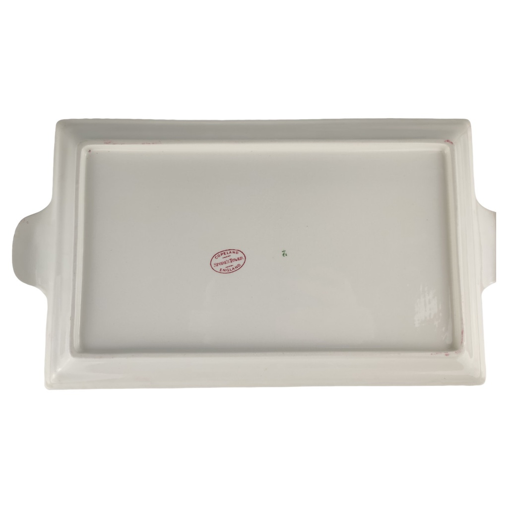 [1806009] Tablett mit Griffen Spode Copeland Pink Tower Rot Bild 3