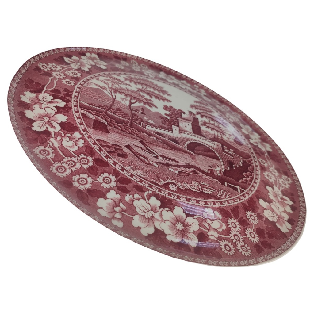 [1806070] Tortenplatte Spode Copeland Pink Tower Rot Bild 2