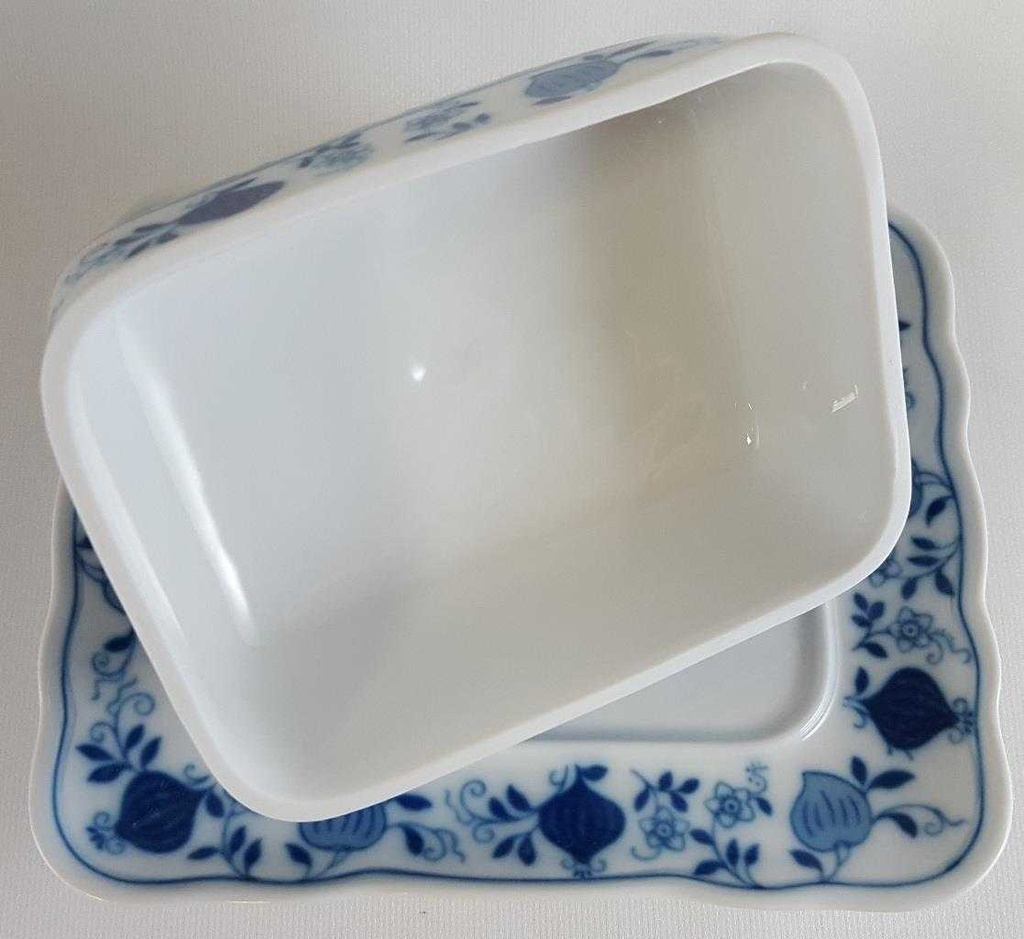 [4581229] Butterglocke Unterglasur Tirschenreuth Zwiebelmuster Echt Cobalt gebraucht - neuwertig Bild 5