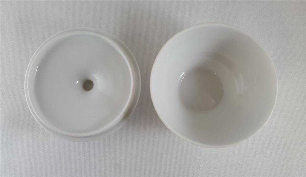 [45812291] Zuckerdose Thomas Porzellan Lanzette Platinrand gebraucht - gut Bild 3