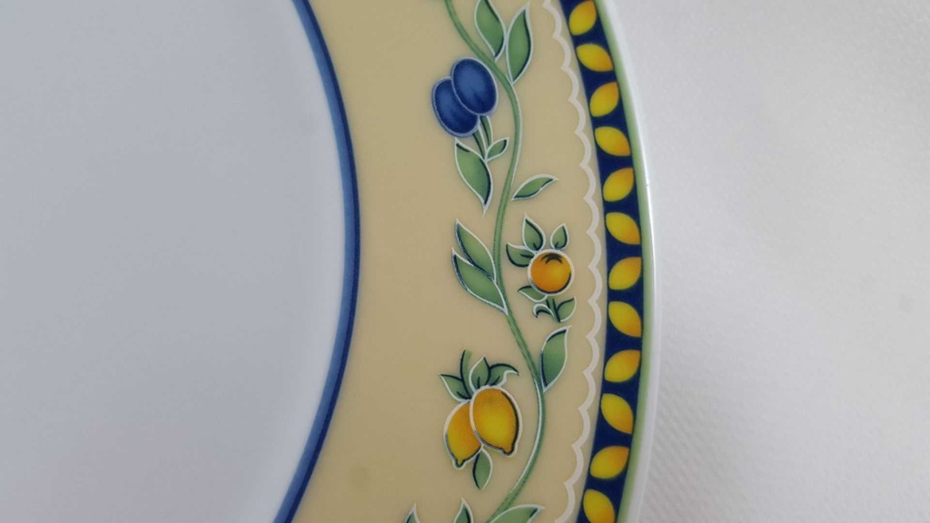 [45812300] Kuchenteller 21,1 cm Tirschenreuth Lemon Olive 2000 Edition gebraucht - sehr gut Bild 3