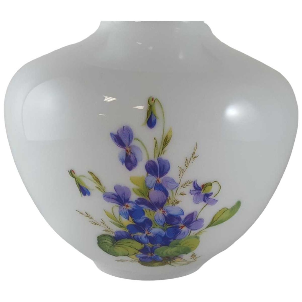 [2118934] Blumenvase Goldrand 14 cm Weimar Porzellan Blumendekor Blumen gebraucht - neuwertig Bild 2