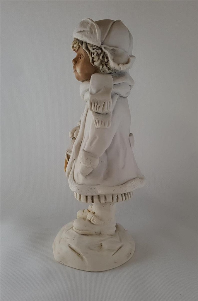 [45812316] Wohnform Figur Junge mit Laterne Massiv Handarbeit H 23,2 cm Bild 4