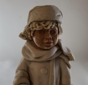 [45812316] Wohnform Figur Junge mit Laterne Massiv Handarbeit H 23,2 cm Bild 5