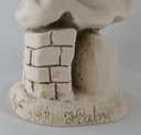 [45812317] Wohnform Figur Mädchen mit Blumenstrauß Massiv Handarbeit H 22,2 cm Bild 7