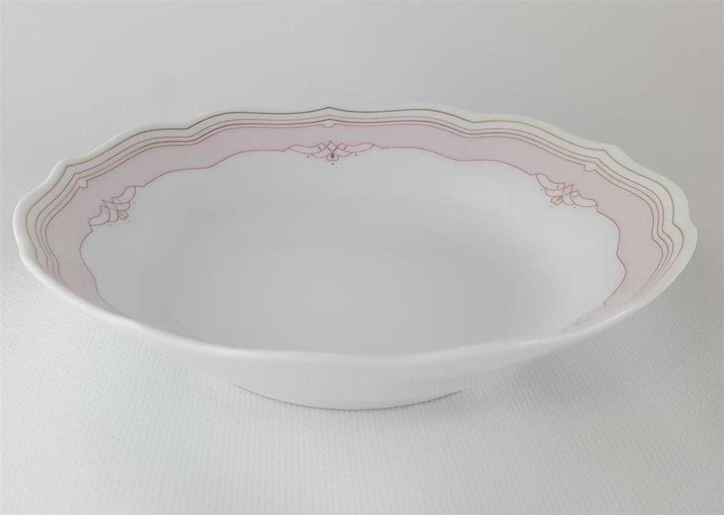 [45812321] Untertasse für Kaffee 13,7 cm Hutschenreuther Maria Theresia Windsor rosé gebraucht - sehr gut Bild 3