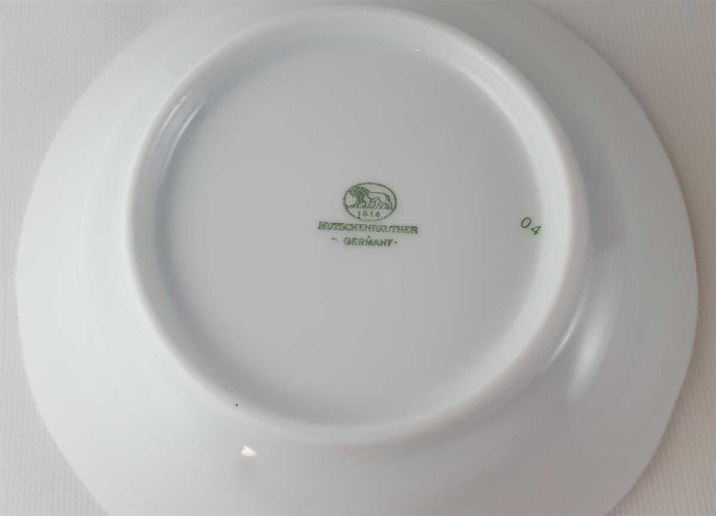 [45812321] Untertasse für Kaffee 13,7 cm Hutschenreuther Maria Theresia Windsor rosé gebraucht - sehr gut Bild 4