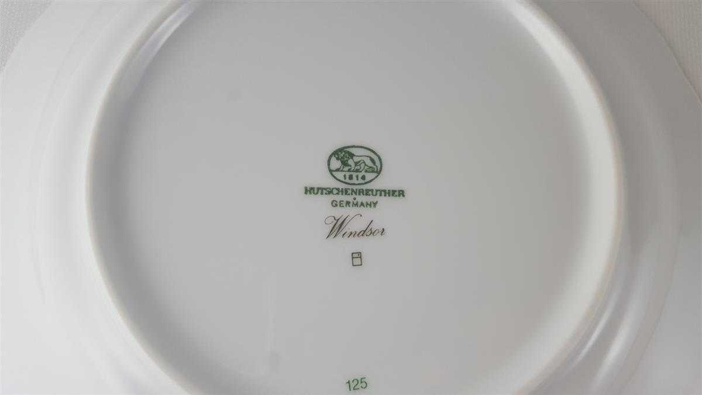 [45812322] Kuchenteller 19,7 cm Hutschenreuther Maria Theresia Windsor rosé gebraucht - sehr gut Bild 3