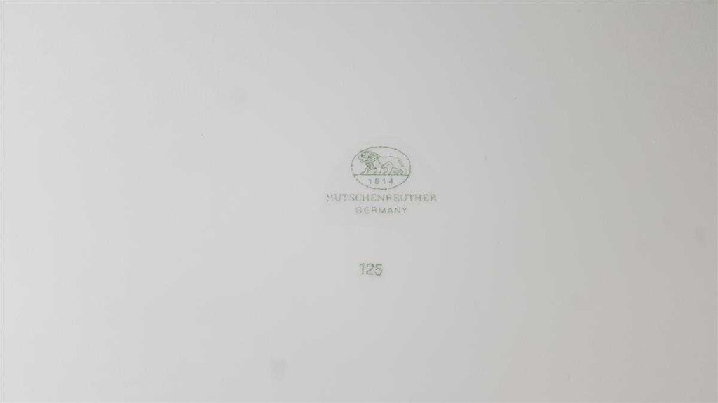 [45812326] Tablett für Milch und Zucker Hutschenreuther Maria Theresia Windsor rosé gebraucht - sehr gut Bild 3