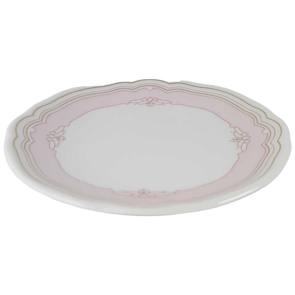 [45812331] Glasuntersetzer 10,4 cm Hutschenreuther Maria Theresia Windsor rosé gebraucht - sehr gut Bild 2