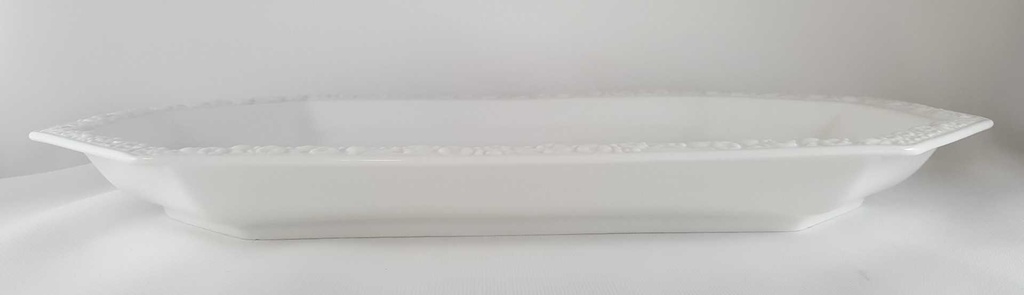[45812340] Fleischplatte 37,5x23,5 cm Rosenthal Maria Weiß gebraucht - sehr gut Bild 3