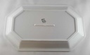 [45812341] Fleischplatte 32,7x20,1 cm Rosenthal Maria Weiß gebraucht - sehr gut Bild 6