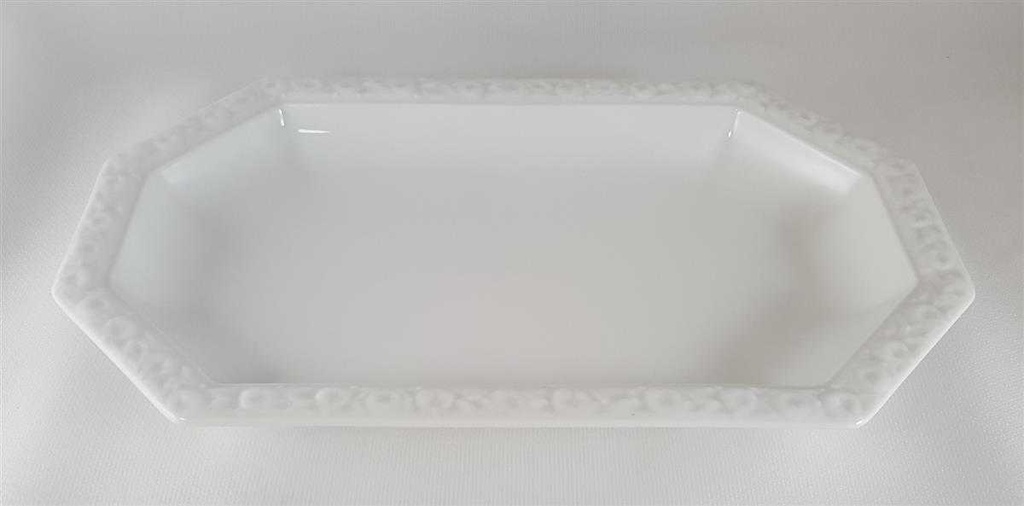 [45812342] Fleischplatte 24,5x15,5 cm Rosenthal Maria Weiß gebraucht - sehr gut Bild 4