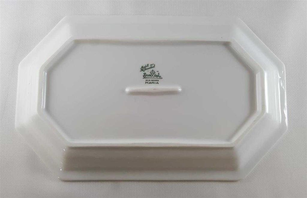[45812342] Fleischplatte 24,5x15,5 cm Rosenthal Maria Weiß gebraucht - sehr gut Bild 6