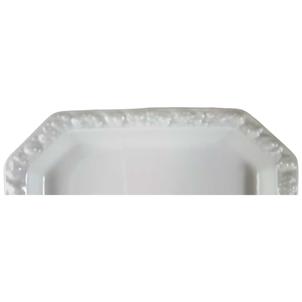 [45812343] Speiseplatte klein 16,5x10,4 cm Rosenthal Maria Weiß gebraucht - sehr gut Bild 2