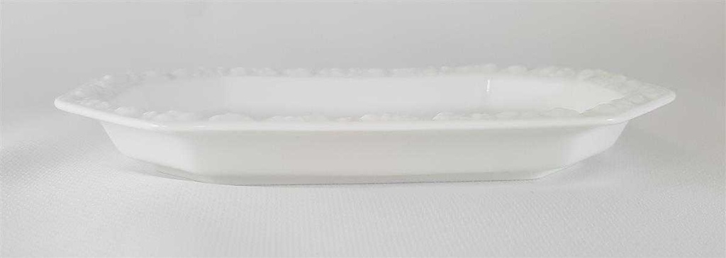[45812343] Speiseplatte klein 16,5x10,4 cm Rosenthal Maria Weiß gebraucht - sehr gut Bild 3
