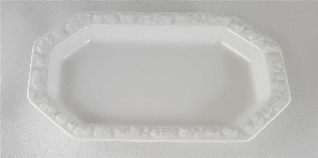[45812343] Speiseplatte klein 16,5x10,4 cm Rosenthal Maria Weiß gebraucht - sehr gut Bild 4