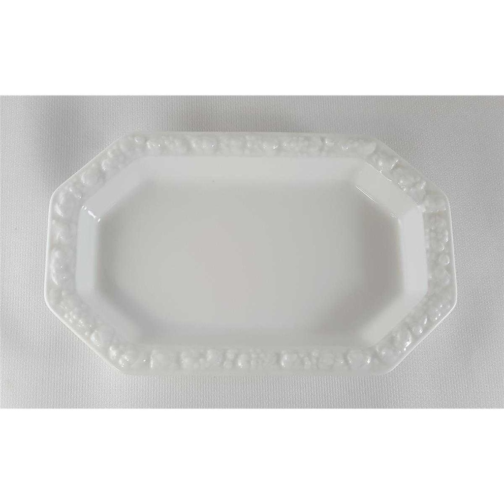 [45812343] Speiseplatte klein 16,5x10,4 cm Rosenthal Maria Weiß gebraucht - sehr gut Bild 5