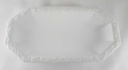 [45812345] Servierplatte Speiseplatte Fleischplatte 25,2x13,2 cm Rosenthal Maria Weiß gebraucht - sehr gut Bild 3