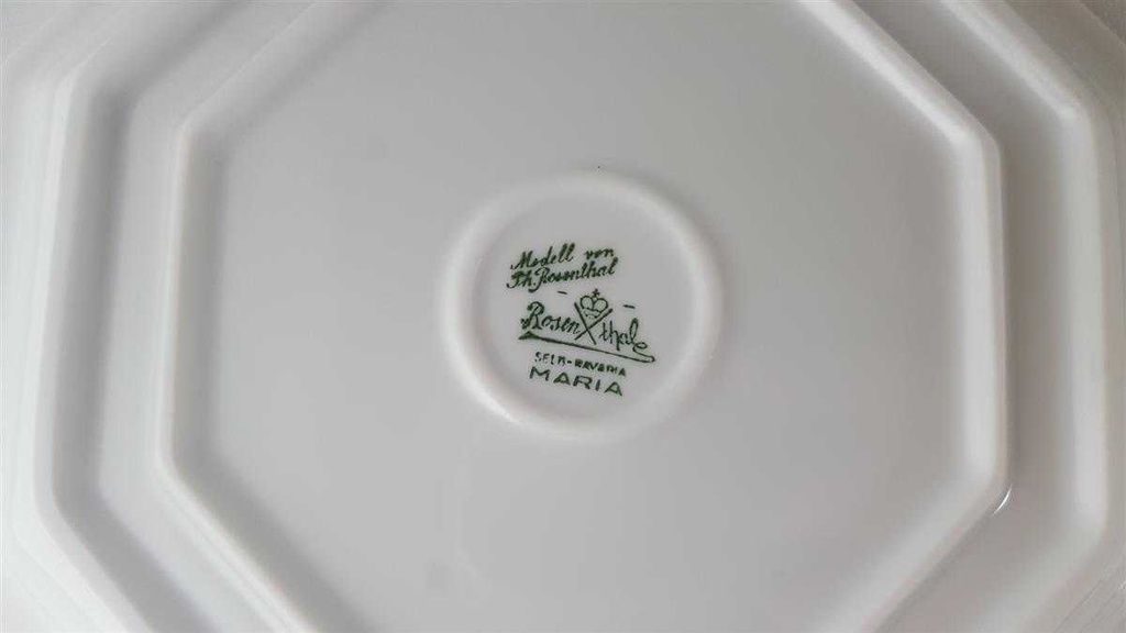 [45812346] Butterdose Butterglocke ohne Deckel Rosenthal Maria Weiß gebraucht - neuwertig Bild 4