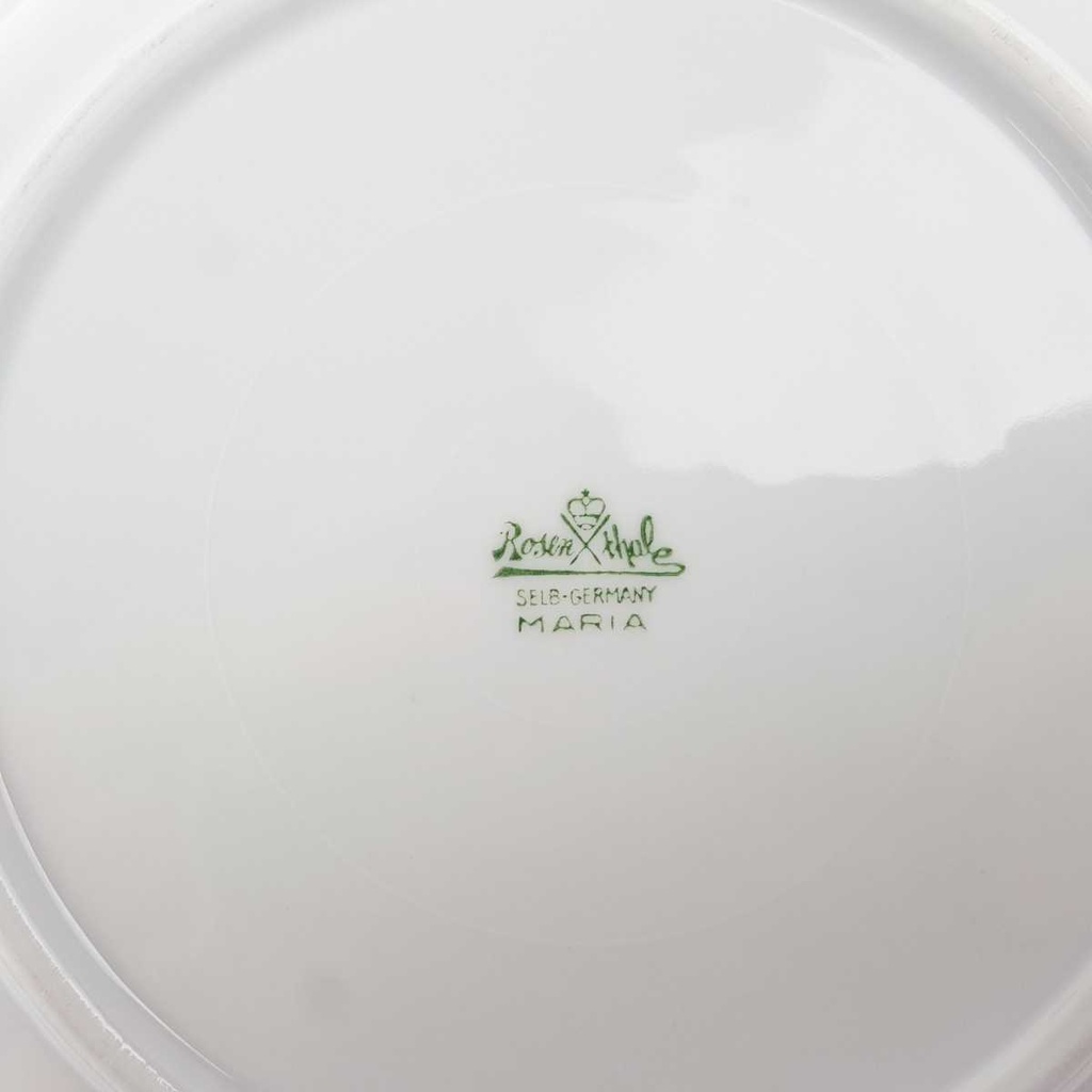 [45812348] Suppenteller 24,8 cm Rosenthal Maria Weiß gebraucht - gut Bild 4