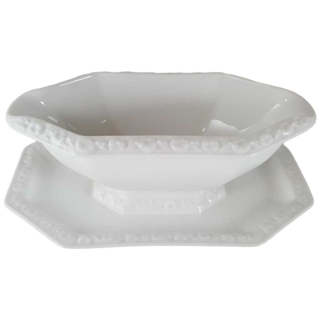 [45812349] Sauciere mit Teller 1tlg Rosenthal Maria Weiß gebraucht - sehr gut Bild 2