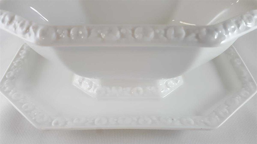 [45812349] Sauciere mit Teller 1tlg Rosenthal Maria Weiß gebraucht - sehr gut Bild 4