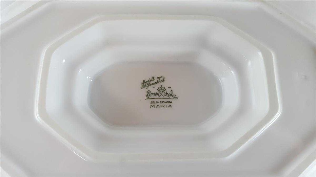 [45812349] Sauciere mit Teller 1tlg Rosenthal Maria Weiß gebraucht - sehr gut Bild 7