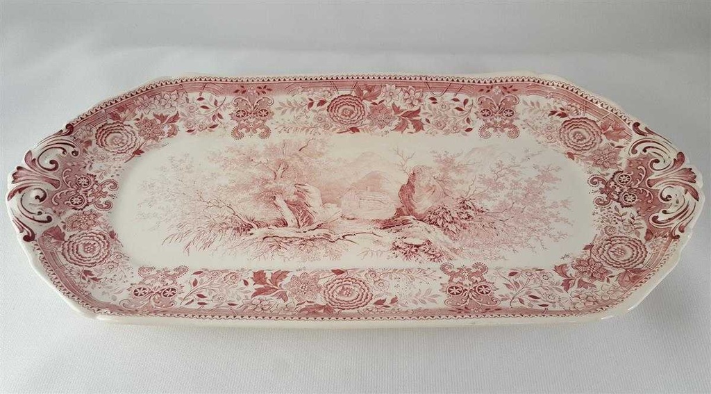 [4581235] Königskuchenplatte Villeroy & Boch Burgenland Rot gebraucht - akzeptabel Bild 2