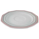 [45812373] Untertasse für Kaffee 14 cm Winterling Marktleuthen Bunte Streifen gebraucht - sehr gut Bild 2