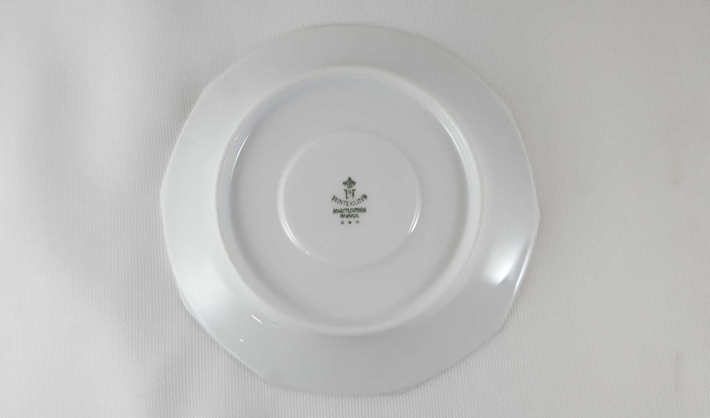 [45812373] Untertasse für Kaffee 14 cm Winterling Marktleuthen Bunte Streifen gebraucht - sehr gut Bild 3