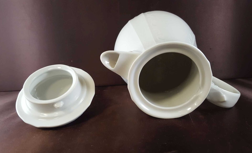 [45812383] Kaffeekanne Kanne 1,2 L Fürstenberg Solitude Weiß gebraucht - neuwertig Bild 5