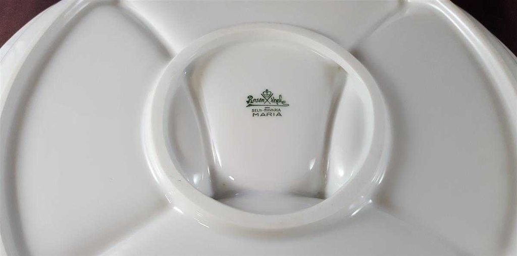[45812399] Kabarettschale Rarität 27,4 cm Rosenthal Maria Weiß gebraucht - sehr gut Bild 8