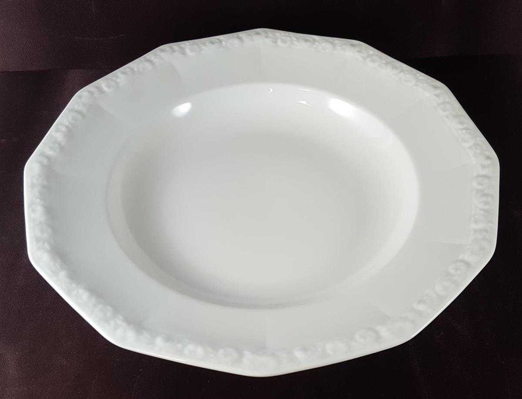 [45812401] Suppenteller 23,5 cm Rosenthal Maria Weiß gebraucht - gut Bild 4