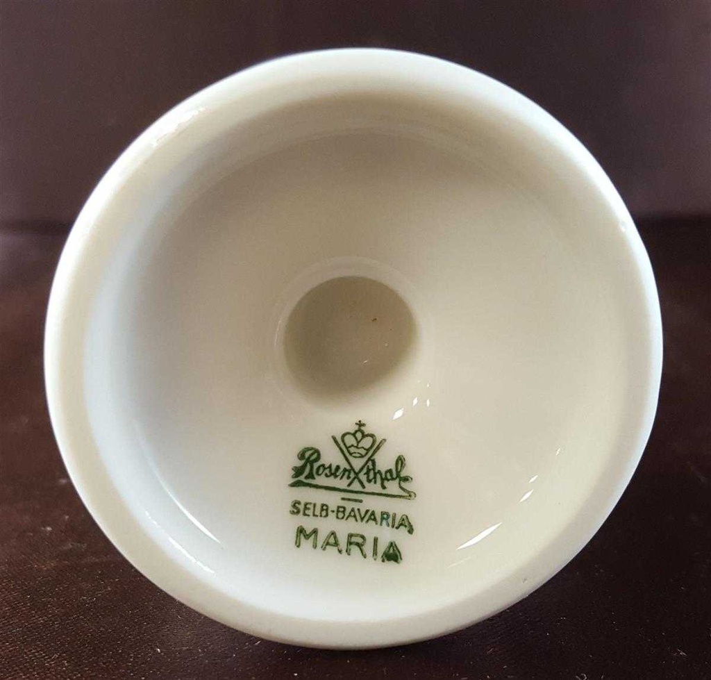 [45812406] Eierbecher auf Fuß Rosenthal Maria Weiß gebraucht - sehr gut Bild 5