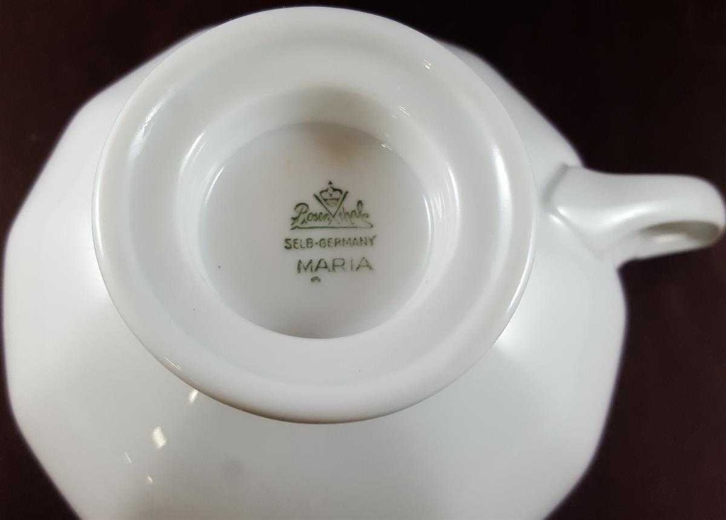 [45812407] Teetasse Tasse Rosenthal Maria Weiß gebraucht - sehr gut Bild 5