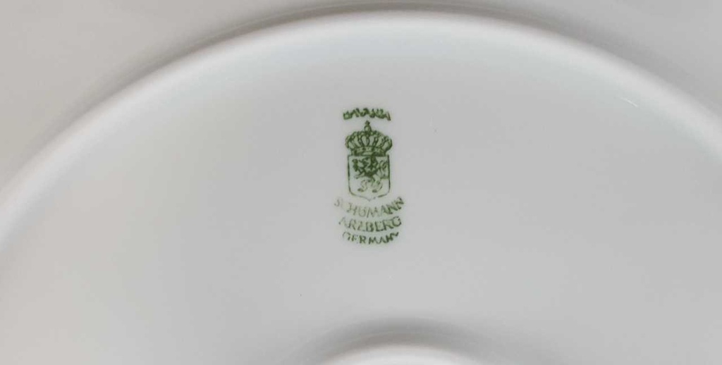 [4581241] Tortenplatte Schumann Arzberg Tropfenreliefdekor Weiß gebraucht - gut Bild 4
