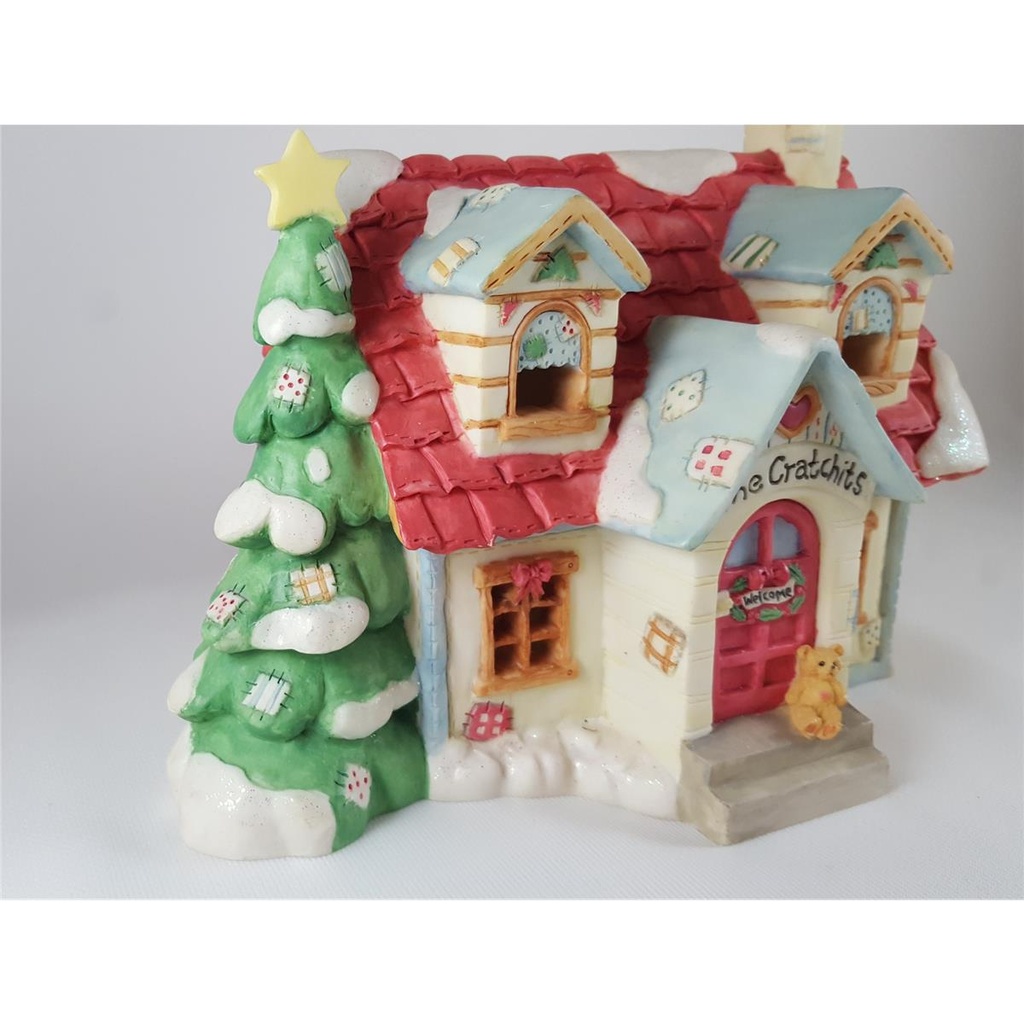 [45812416] Figur Cherished Teddies The Cratchits Haus ohne Beleuchtung 1994 gebraucht - neuwertig Bild 3
