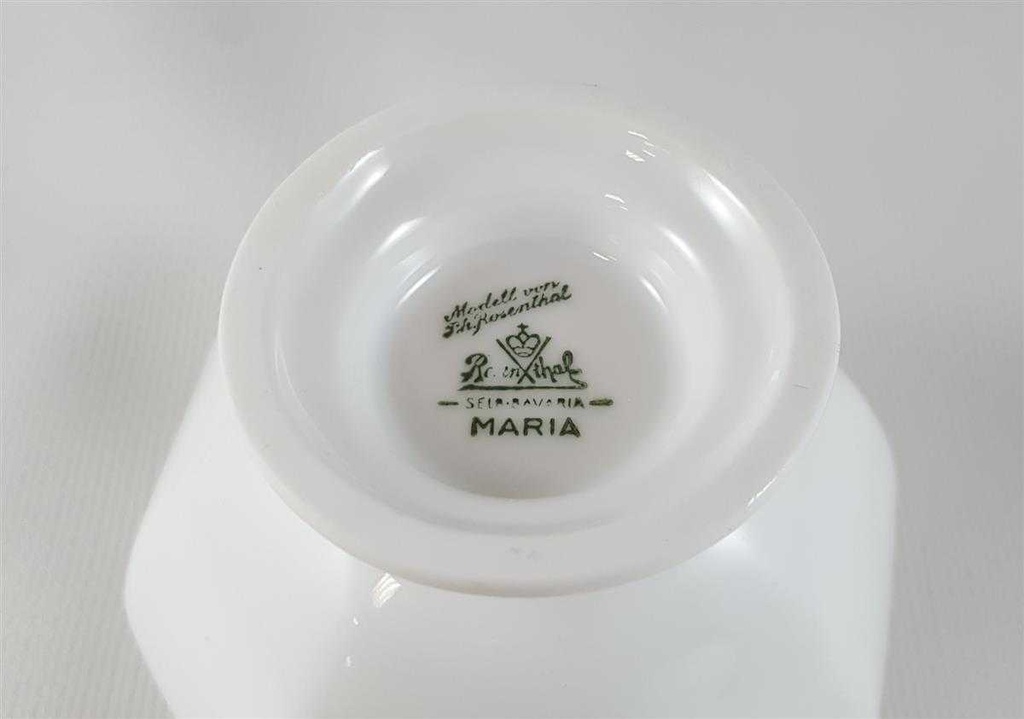 [45812418] Zuckerdose Rosenthal Maria Weiß gebraucht - sehr gut Bild 4