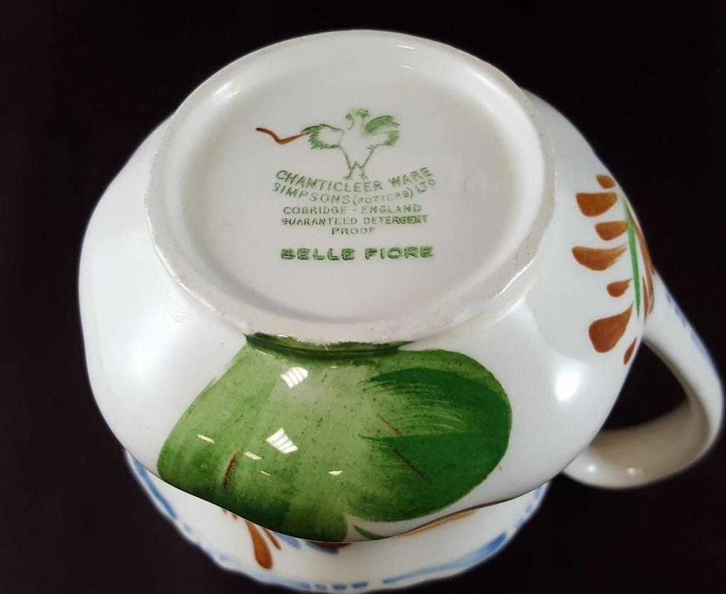 [45812433] Milchkännchen Simpsons Ltd Chanticleer Ware Belle Fiore gebraucht - sehr gut Bild 5
