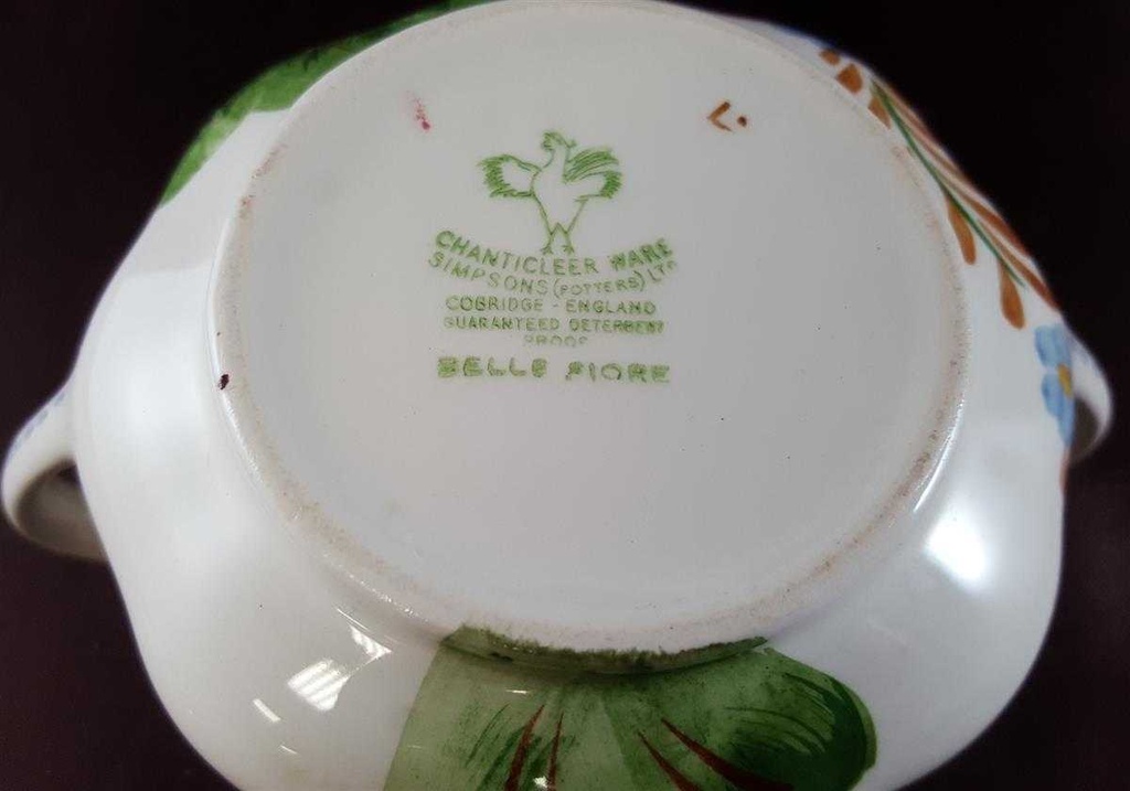 [45812434] Zuckerdose Simpsons Ltd Chanticleer Ware Belle Fiore gebraucht - sehr gut Bild 7
