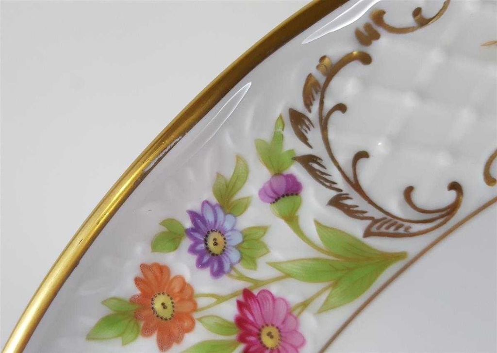 [45812438] Tortenplatte Schumann Arzberg Form Dresden Dresdner Blume Empress gebraucht - sehr gut Bild 3