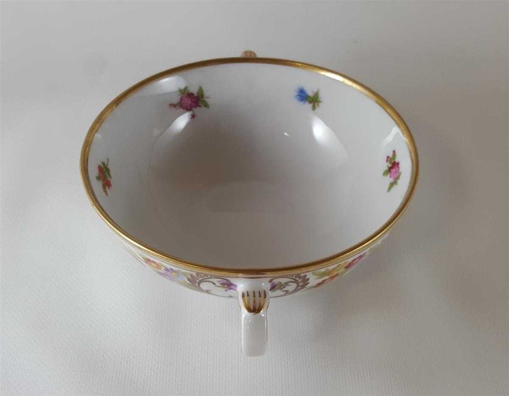 [45812441] Suppentasse Schumann Arzberg Form Dresden Dresdner Blume Empress gebraucht - gut Bild 4