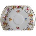 [45812444] Untertasse für Kaffee 14,5 cm Schumann Arzberg Form Dresden Dresdner Blume Empress gebraucht - gut Bild 2